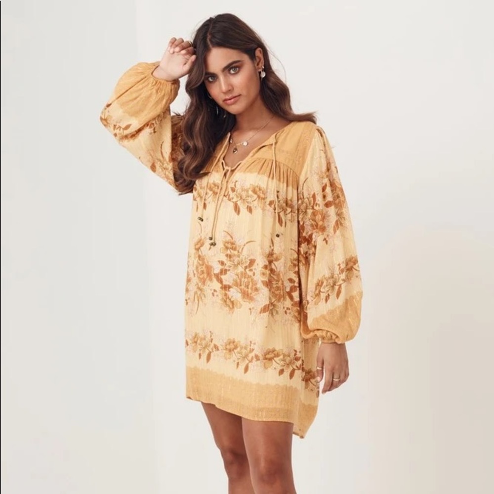 SPELL Coco Lei Tunic Caramel M